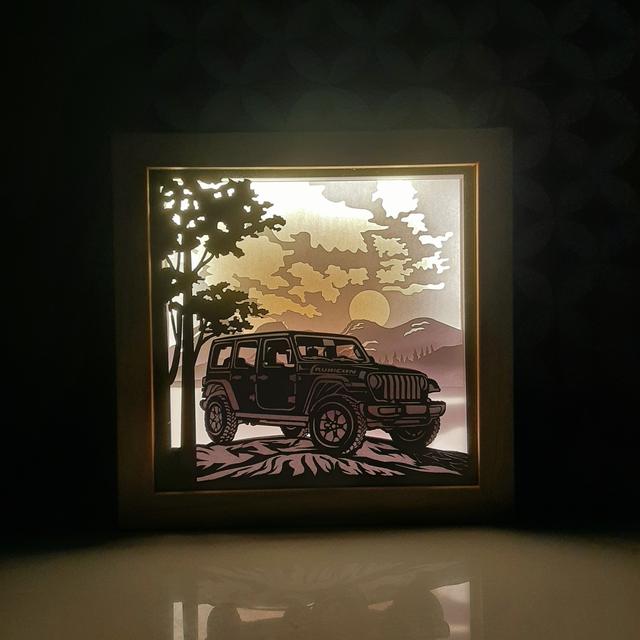 Jeep Svg Light Box