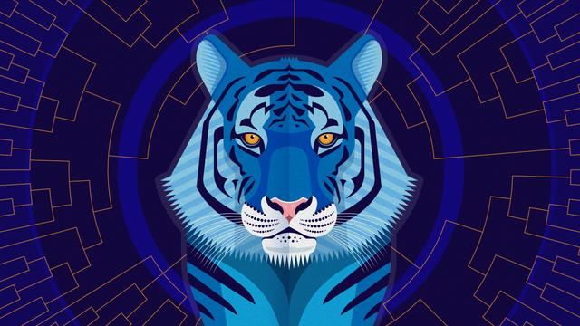 A Blue Tiger